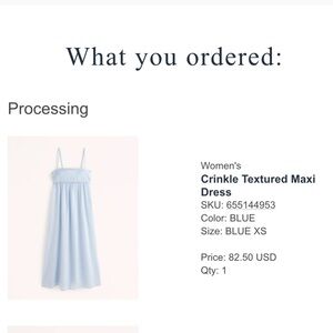 Blue Crinkle Textured Maxi Dress